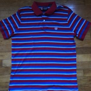 Chaps USA Stripped Collared Polo Men's M